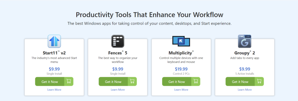 Stardock Review - pricing