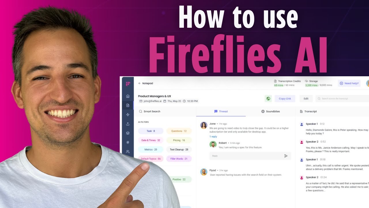 Fireflies AI tutorial