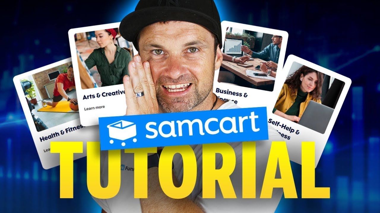 SamCart tutorial setup to sell