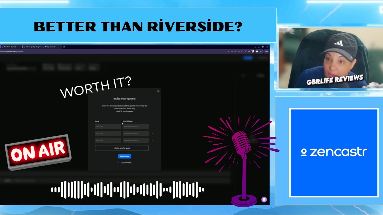 Zencastr podcast recording video 2