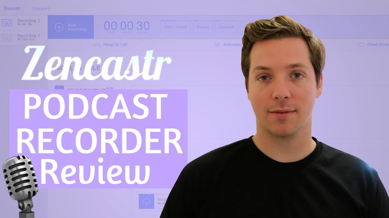 Zencastr podcast recording video 3
