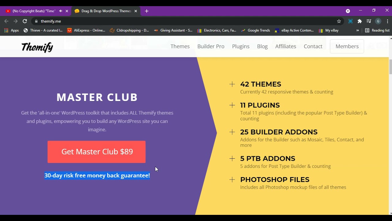 Themify WordPress builder video 2