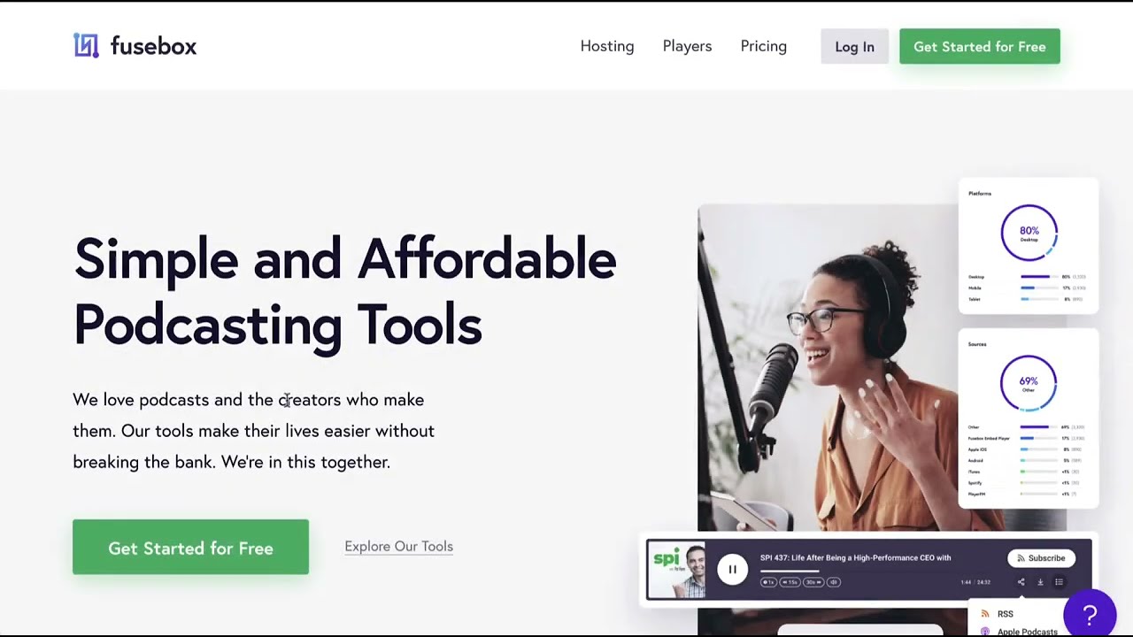 Fusebox podcast player review