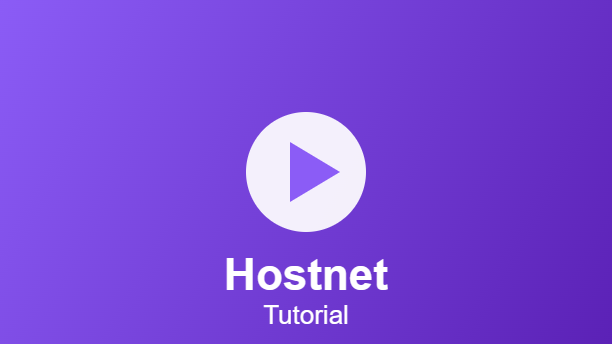 Hostnet review video thumbnail