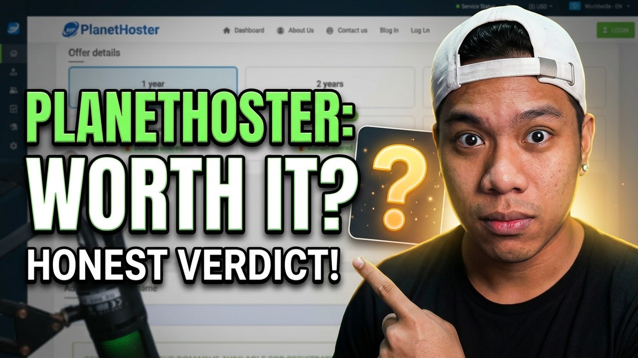 PlanetHoster review video