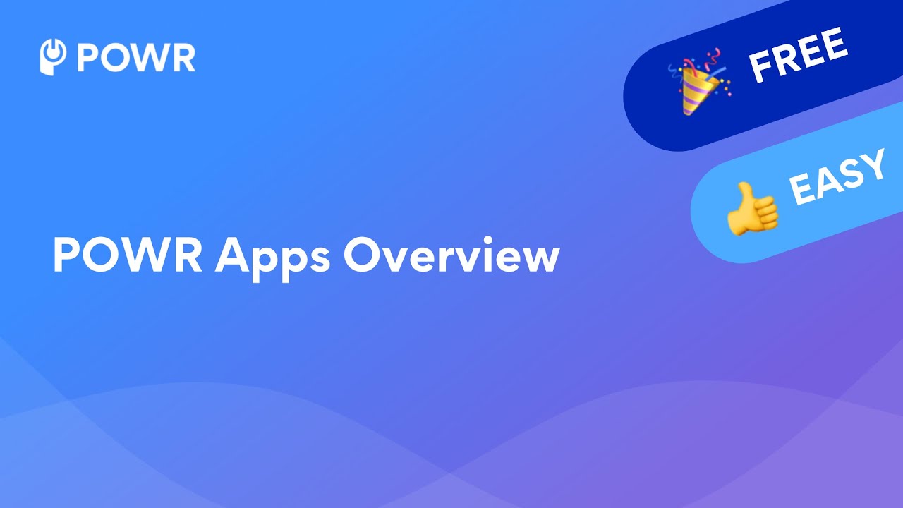 Intro to POWR Apps