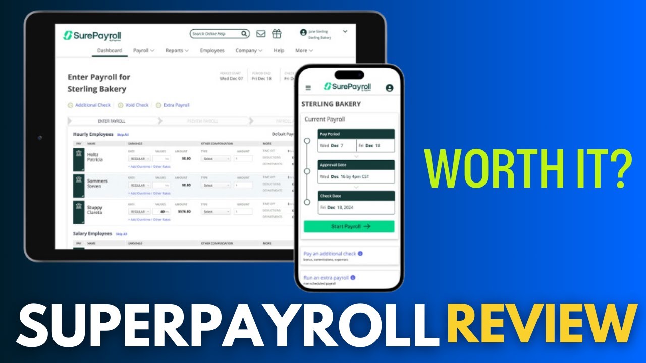 SurePayroll best payroll software