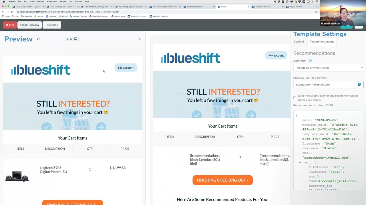 Blueshift Blueshift Cross-Channel Campaigns