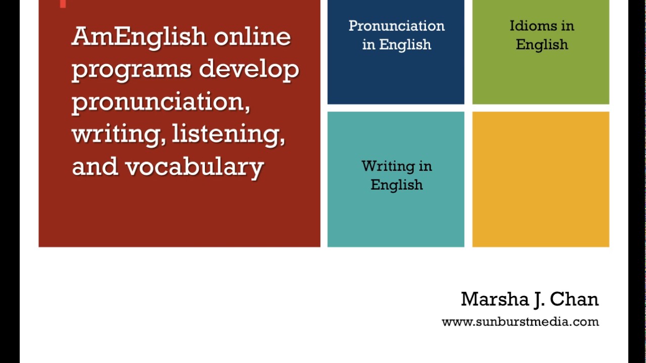 AmEnglish AmEnglish Pronunciation Course