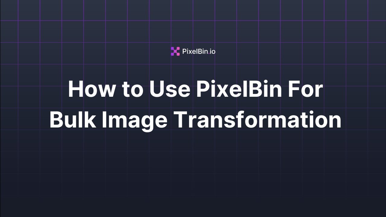 Pixelbin — Pixelbin Video 1