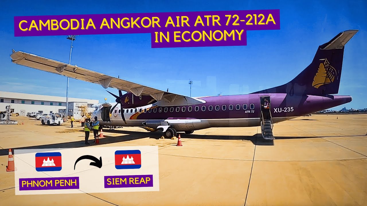 Cambodia Angkor Air — Cambodia Angkor Air Atr 72 Economy