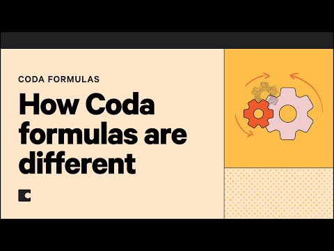 Coda Advanced Features - Formula Language