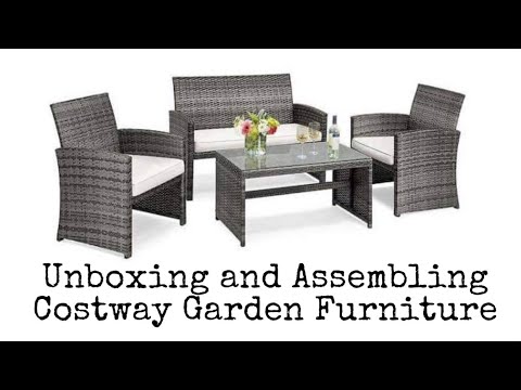 Costway CA — Costway 4 Piece Rattan Wicker Set