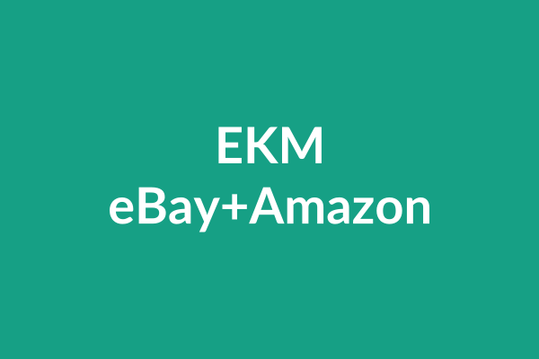 EKM eBay+Amazon Tutorial