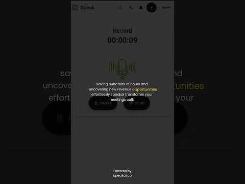 Speak AI Review