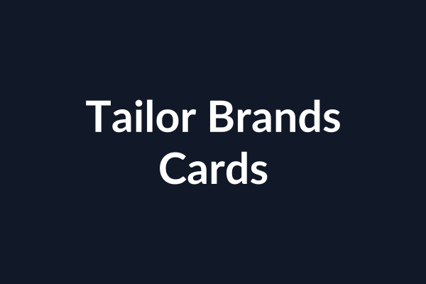 Tailor Brands Cards Tutorial