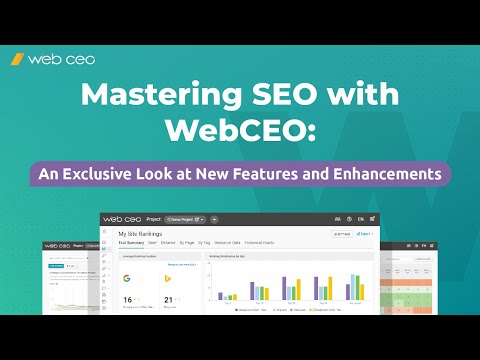 WebCEO YouTube tutorial Co8cy85KOH0