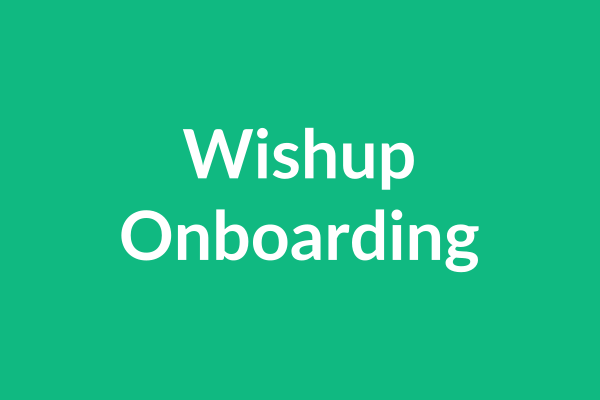Wishup Onboarding Tutorial