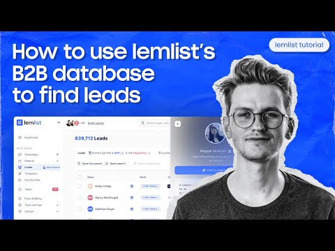 Lemlist tutorial g9zHvhFrkqU