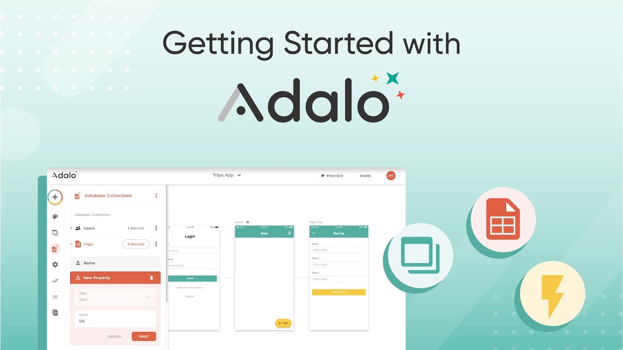 Getting Started with Adalo No-Code App Builder