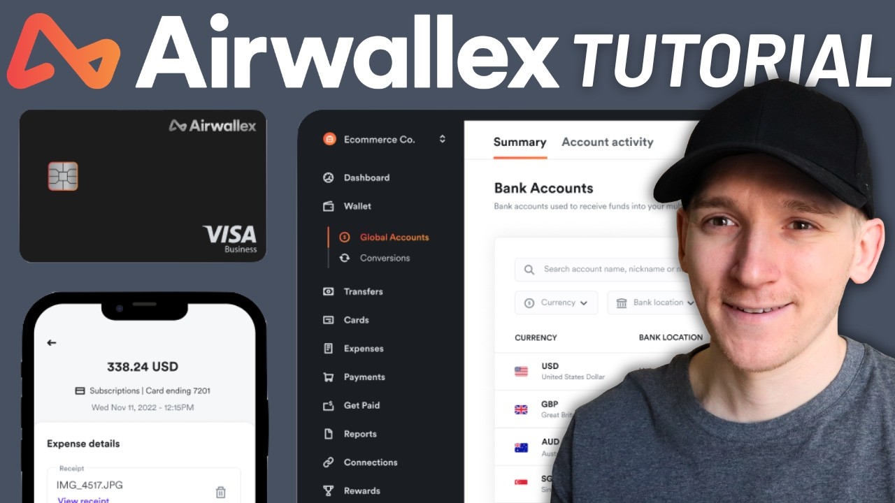 Airwallex Tutorial for Beginners (Setup, Deposit, FX, Withdraw)
