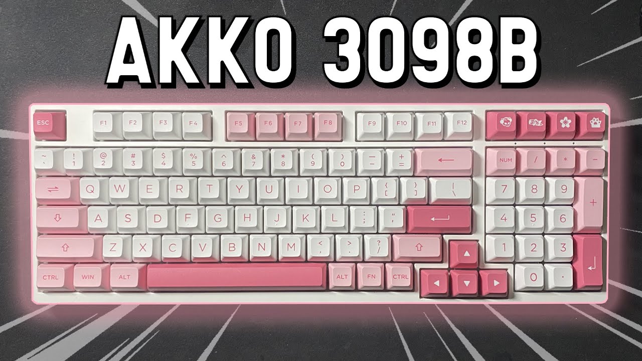 The Perfect Wireless Keyboard? - Akko 3098B Prunus Lannesiana Review