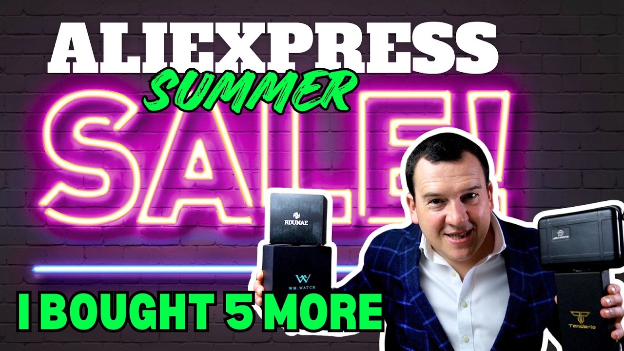 2025 AliExpress Summer Sale Watch Haul - My 5 Honest Picks - No Sponsorship, Just My Dosh 🎯