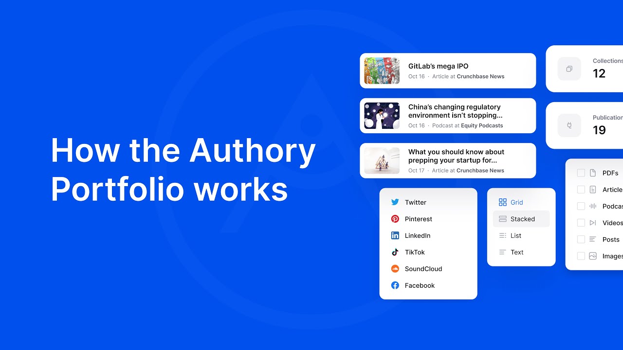 How to Use the Portfolio in Authory