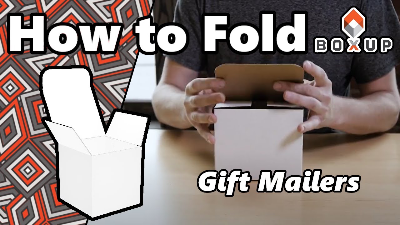 How To Fold BoxUp Gift Boxes
