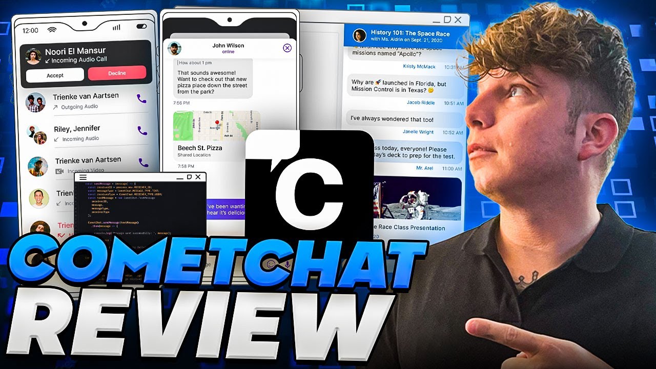 CometChat in-app chat review