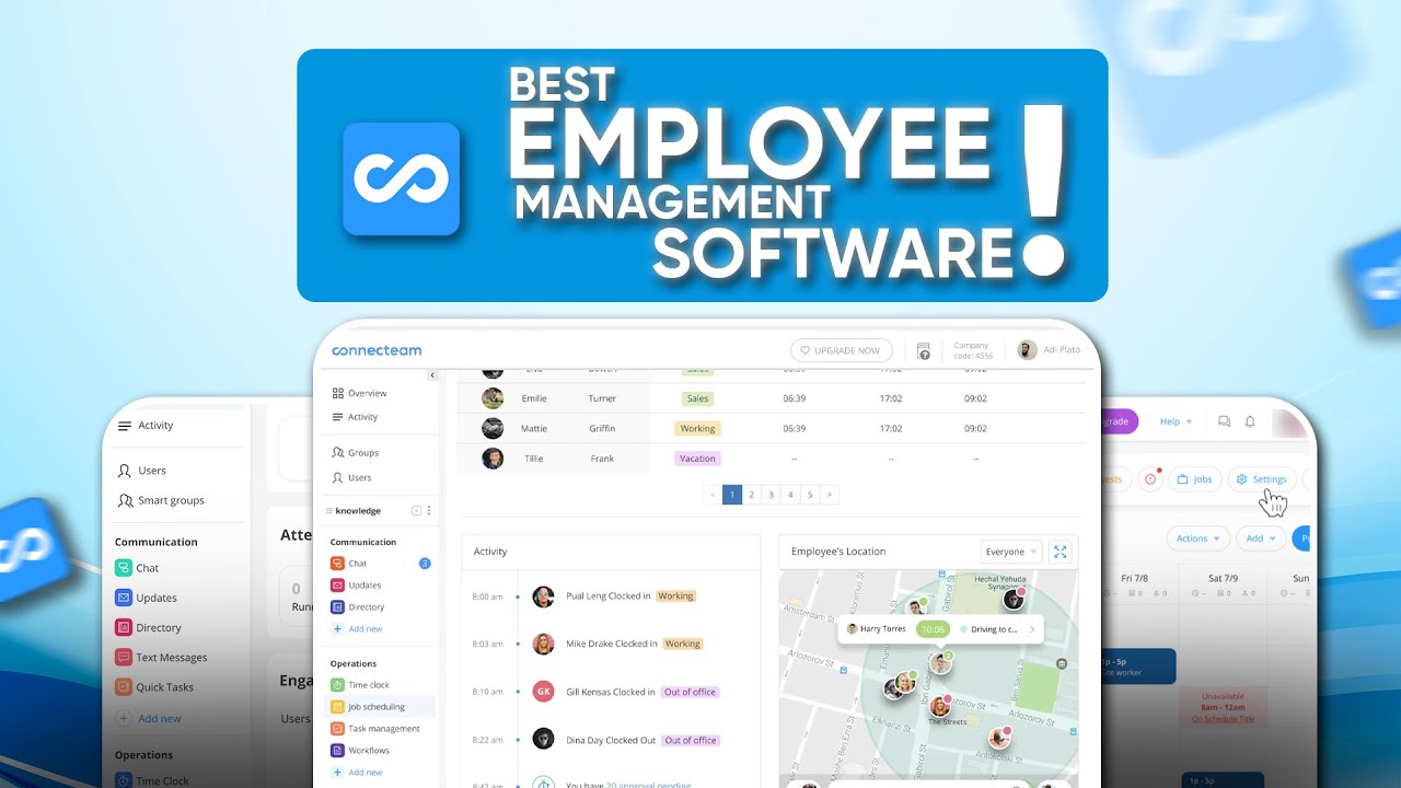 Connecteam review employee management