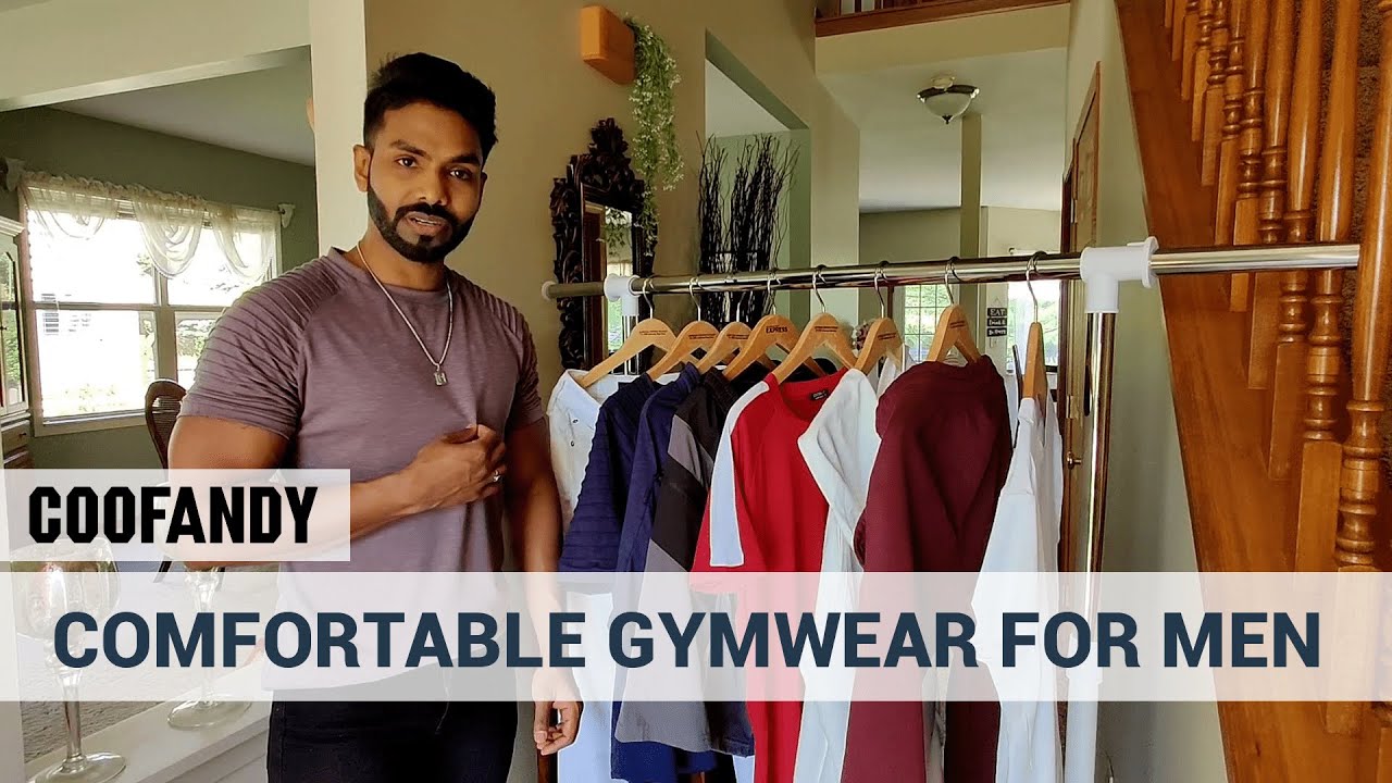 Menswear Try on | Gymwear for men | Workout Fit | Coofandy Sports