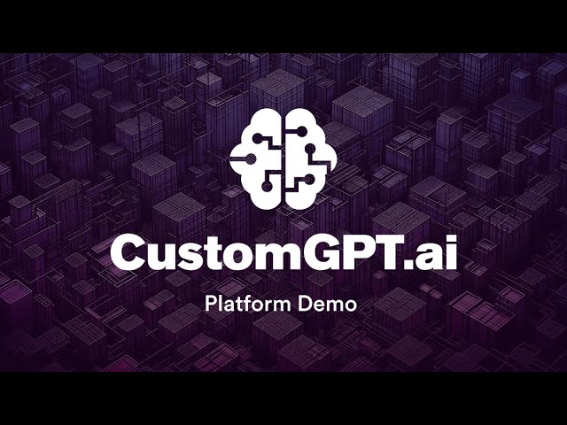 CustomGPT AI Web App Demo