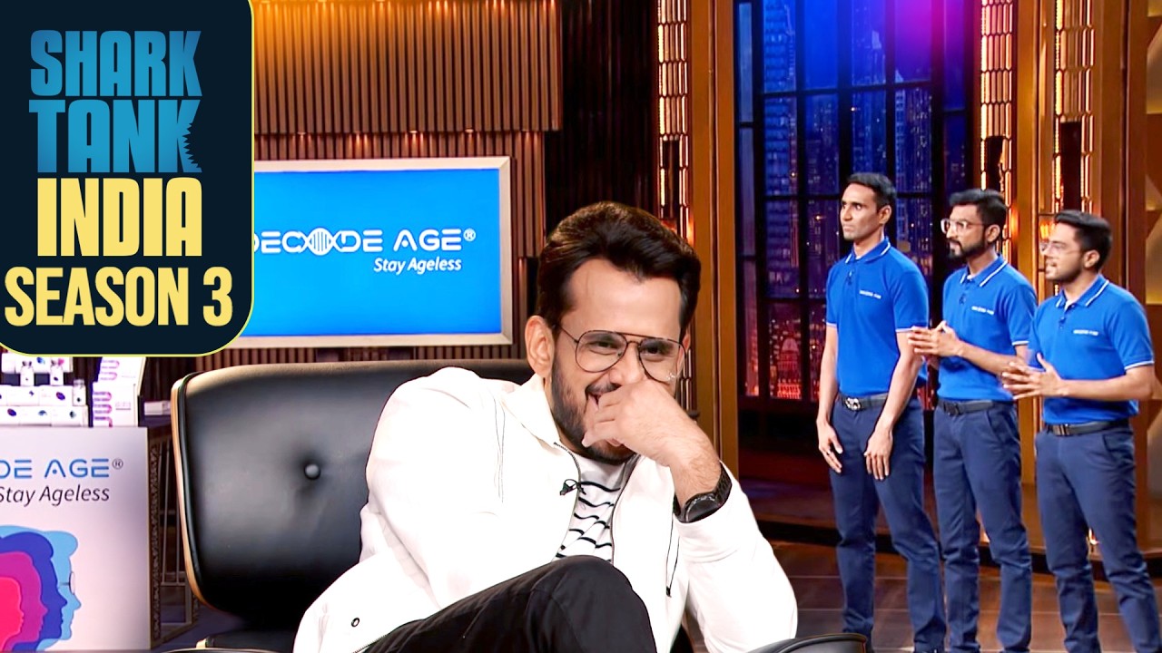 ‘Decode Age’ supplements से बढ़ेगी longevity? | Shark Tank India S3 | Male Entrepreneurs