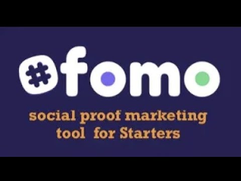 Fomo - a social proof marketing tool built For Beginner