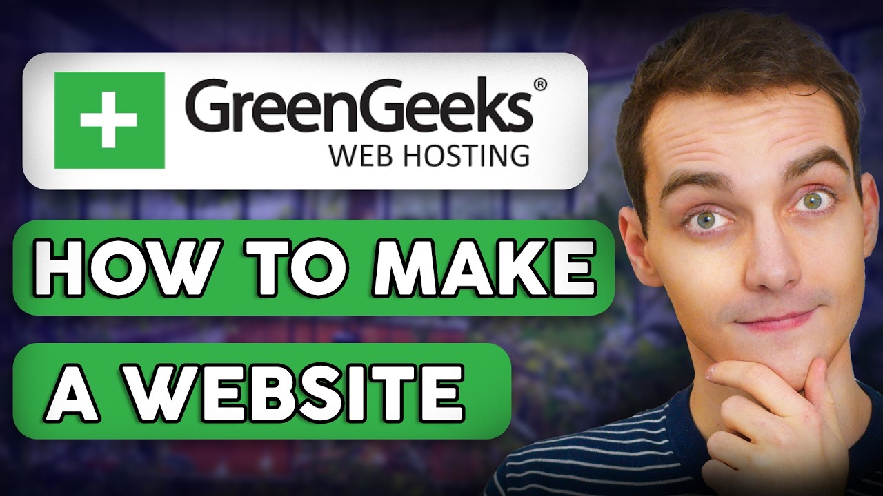 GreenGeeks build and host website tutorial