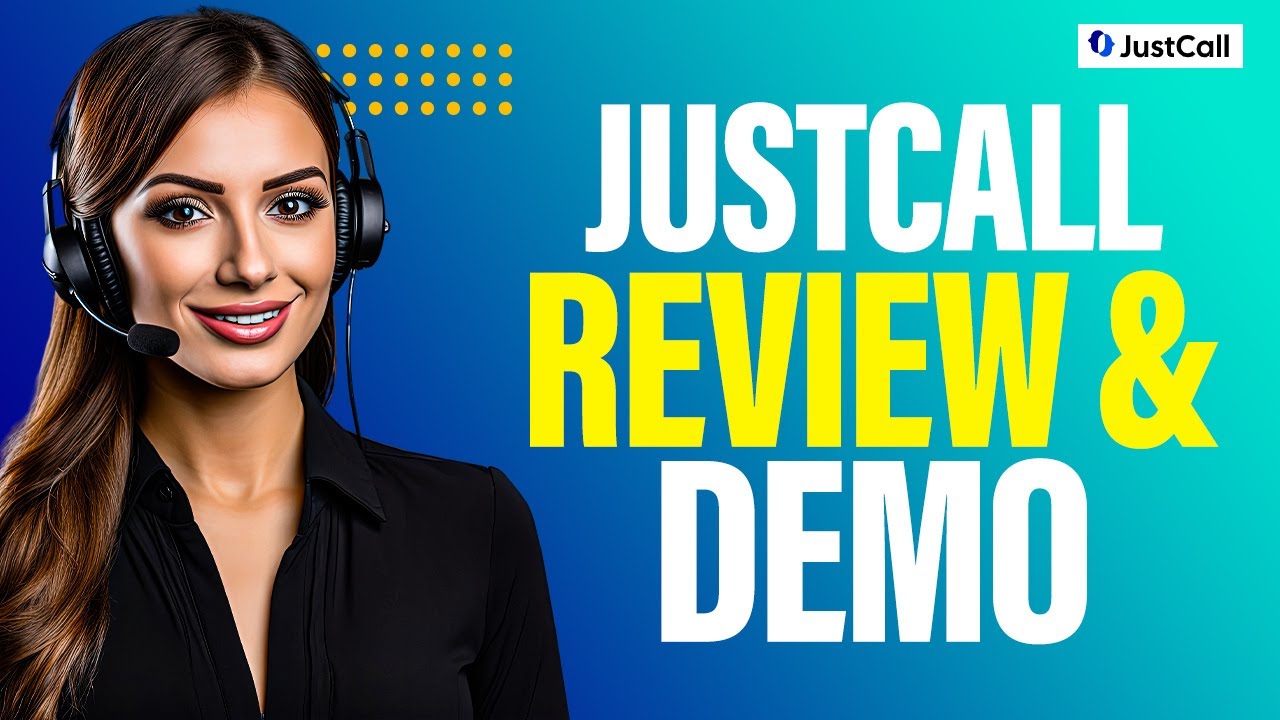 JustCall review contact center demo