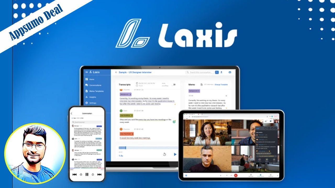 Laxis review and demo transcription