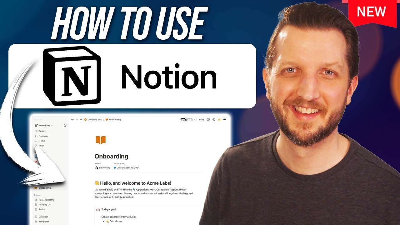 Getting started with Notion tutorial