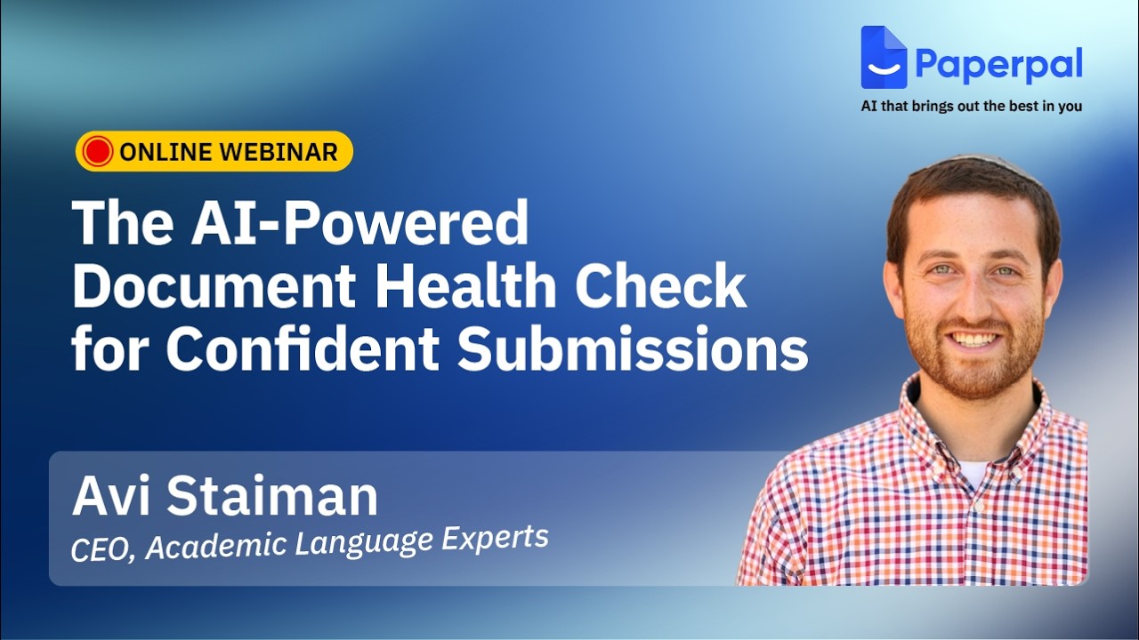 The AI-Powered Document Health Check for Confident Submissions | Avi Staiman
