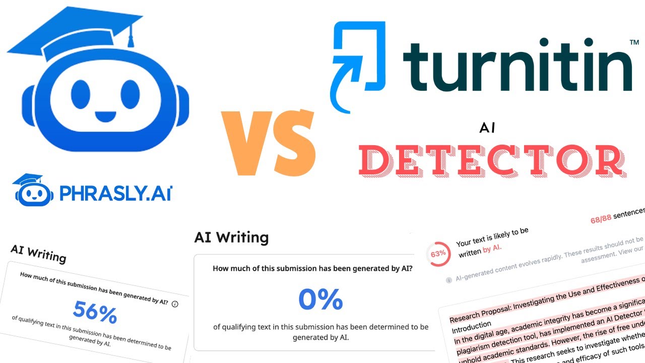 Phrasly.AI VS TurnItIn AI Detector