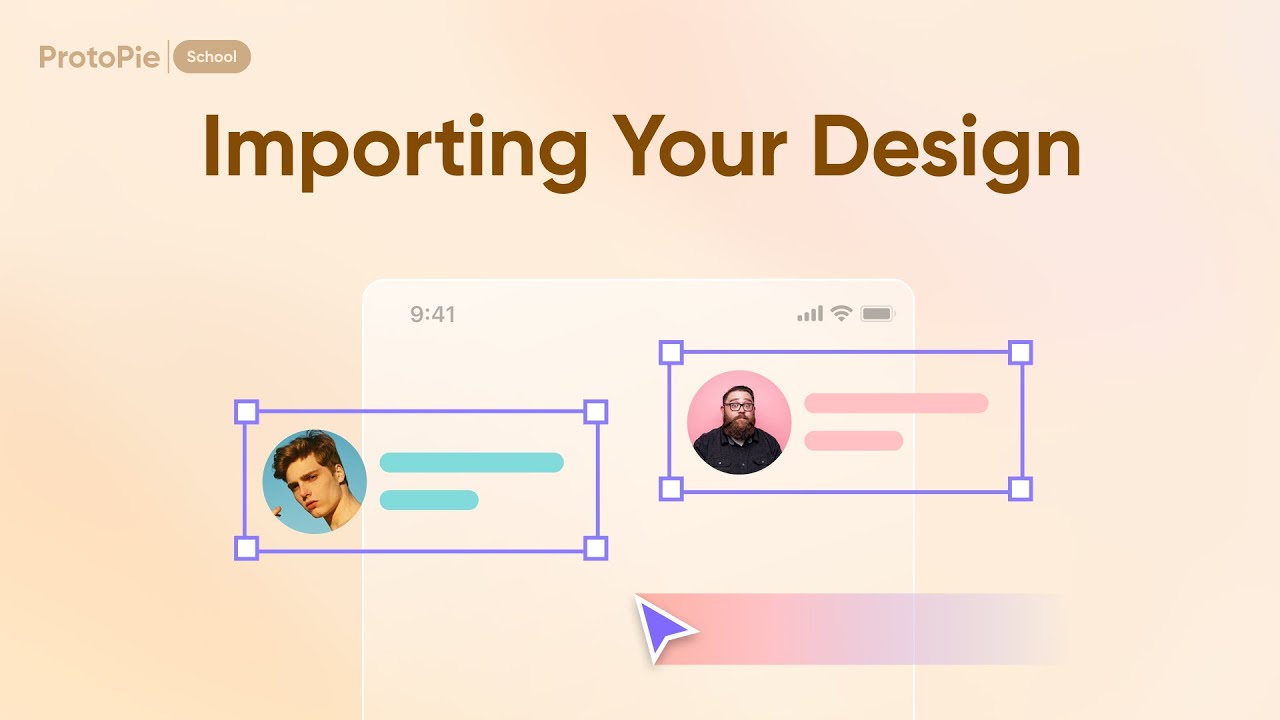 Import your design into ProtoPie