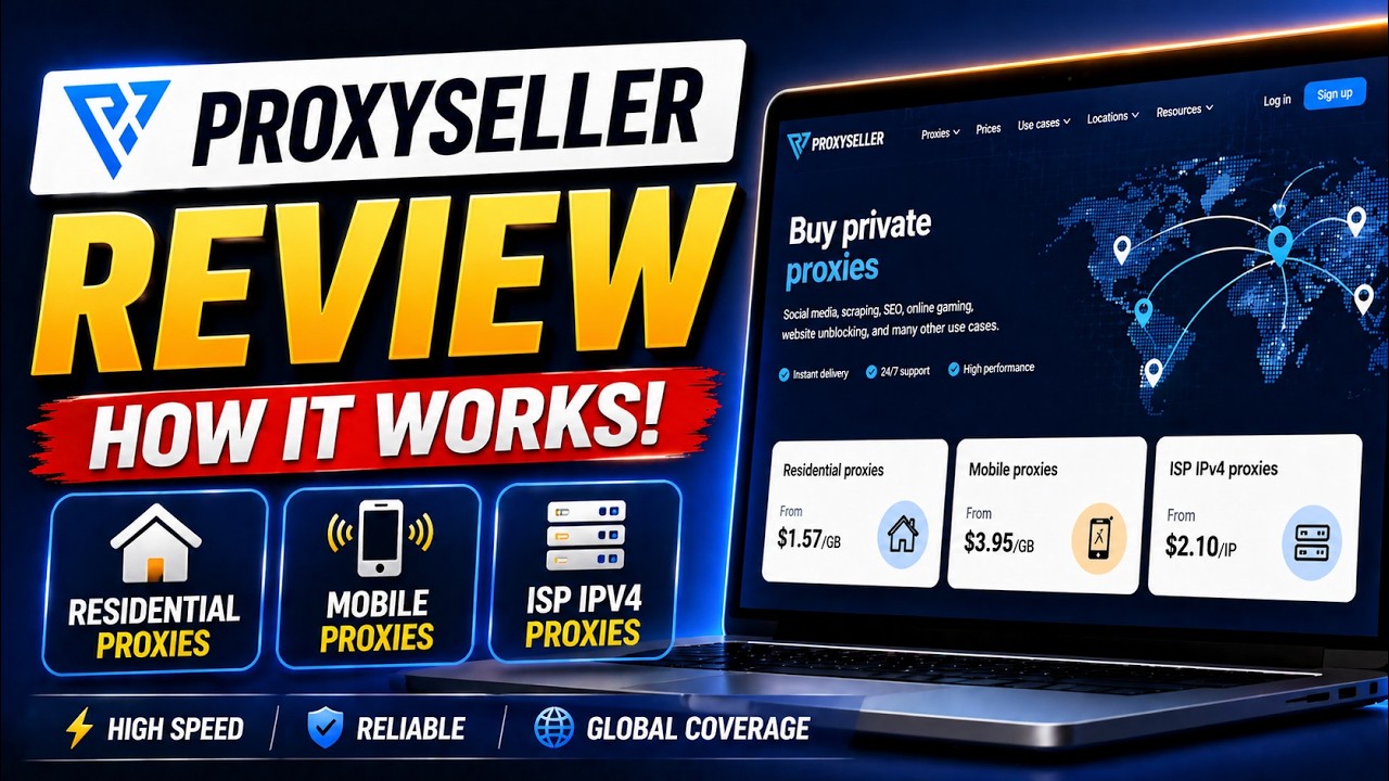 Proxy-Seller Review: Residential, Mobile, ISP & IPv4 Proxies