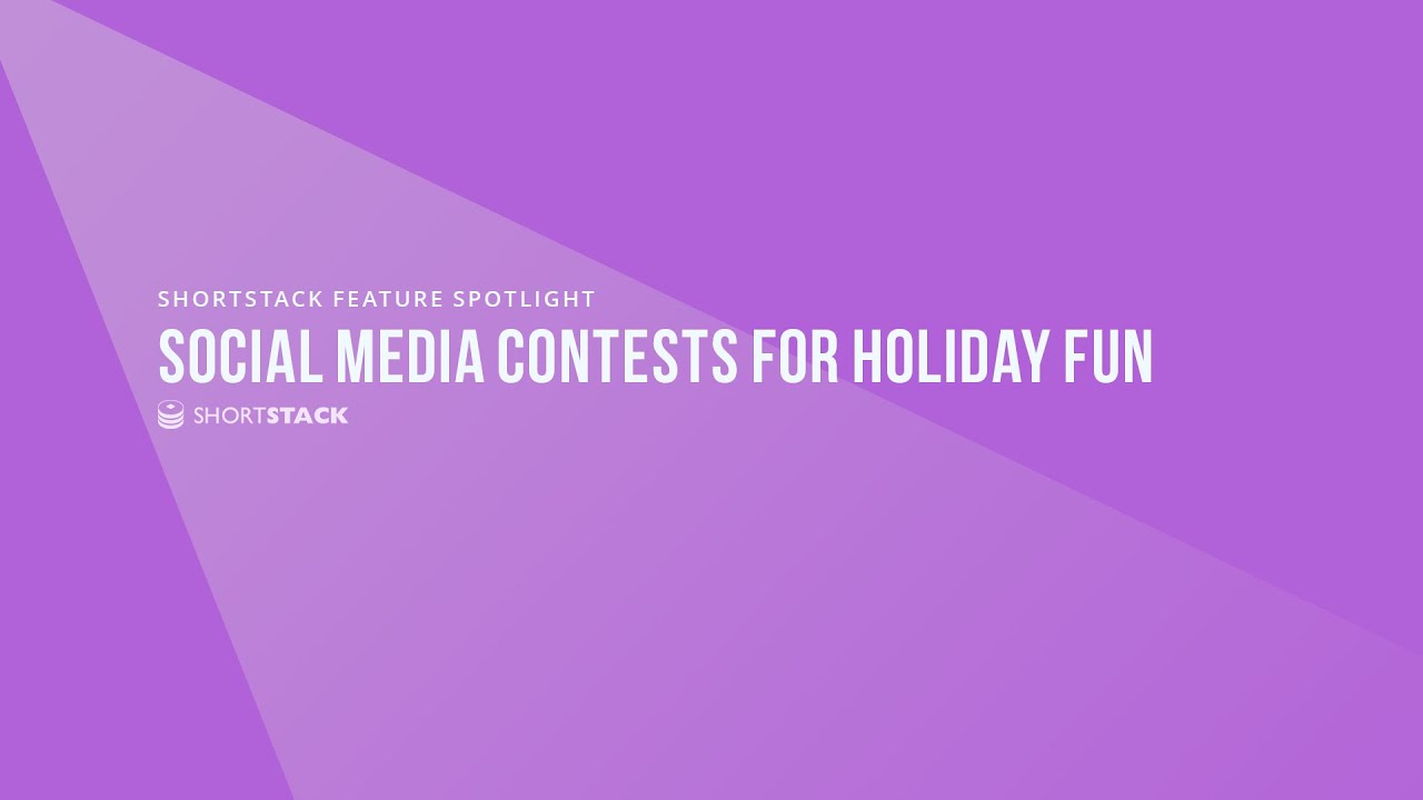 ShortStack social media contests feature
