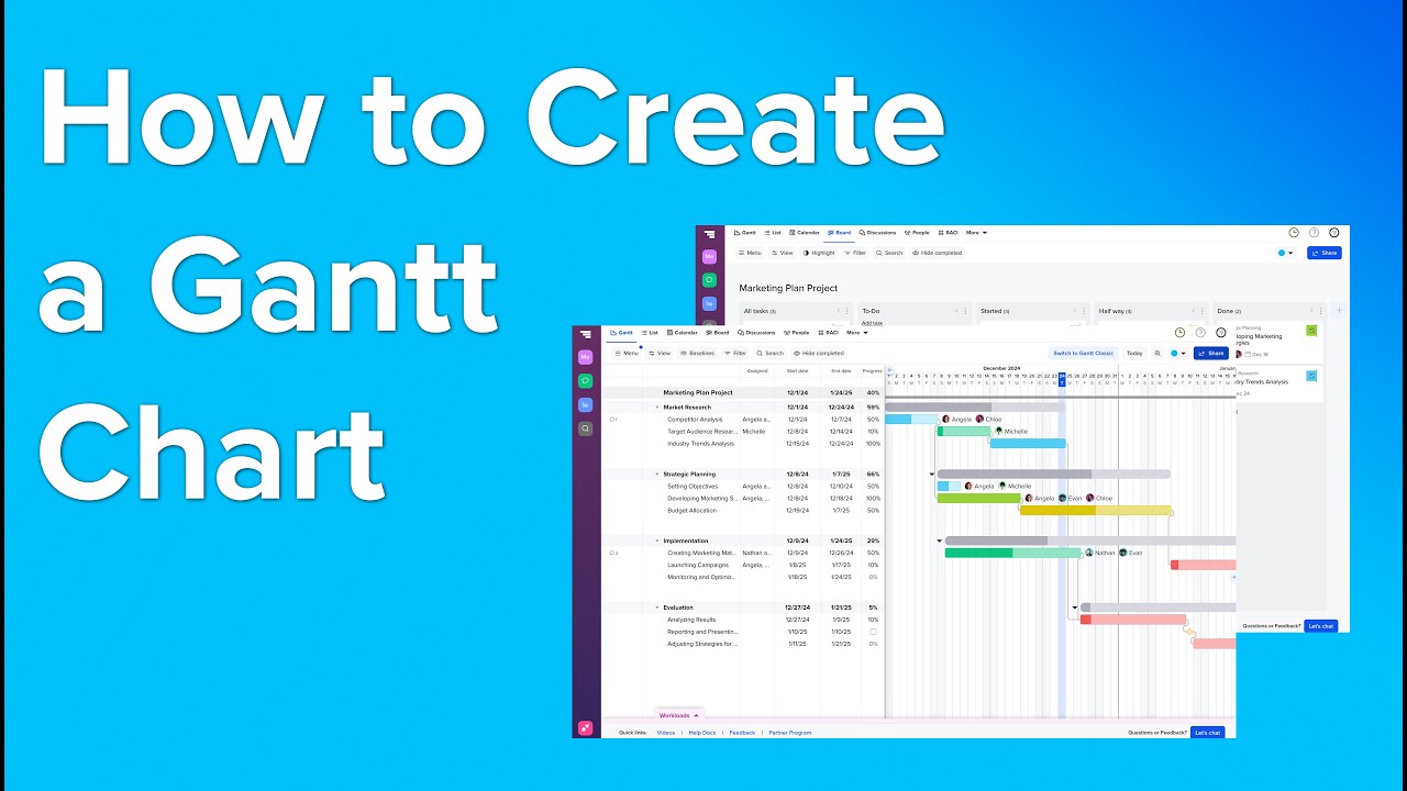 How to create a Gantt chart TeamGantt