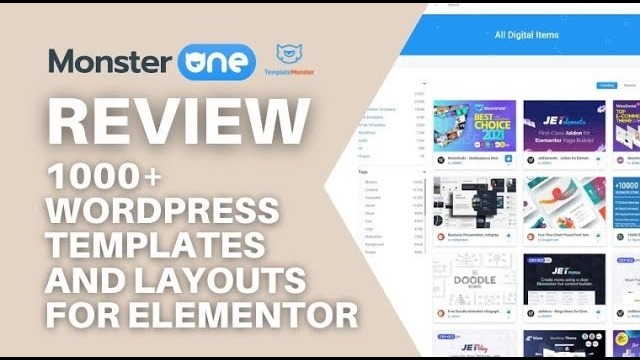 MonsterOne by TemplateMonster review