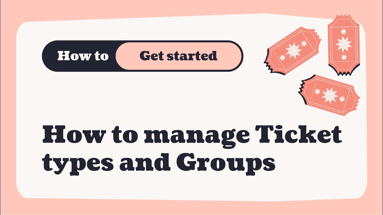 Ticket Tailor manage ticket types