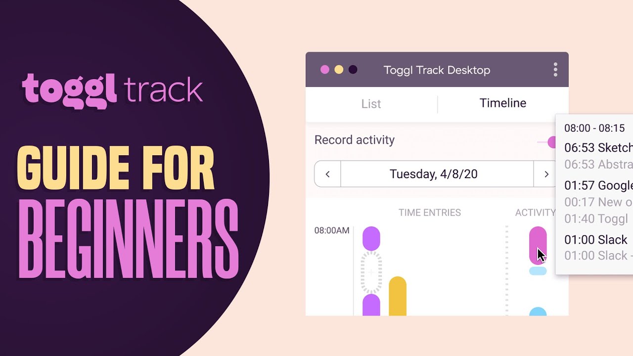 Toggl Track time tracking tutorial