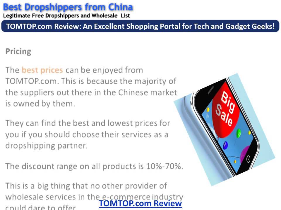 Tomtop com Review China Dropshipping Wholesalers to Watch
