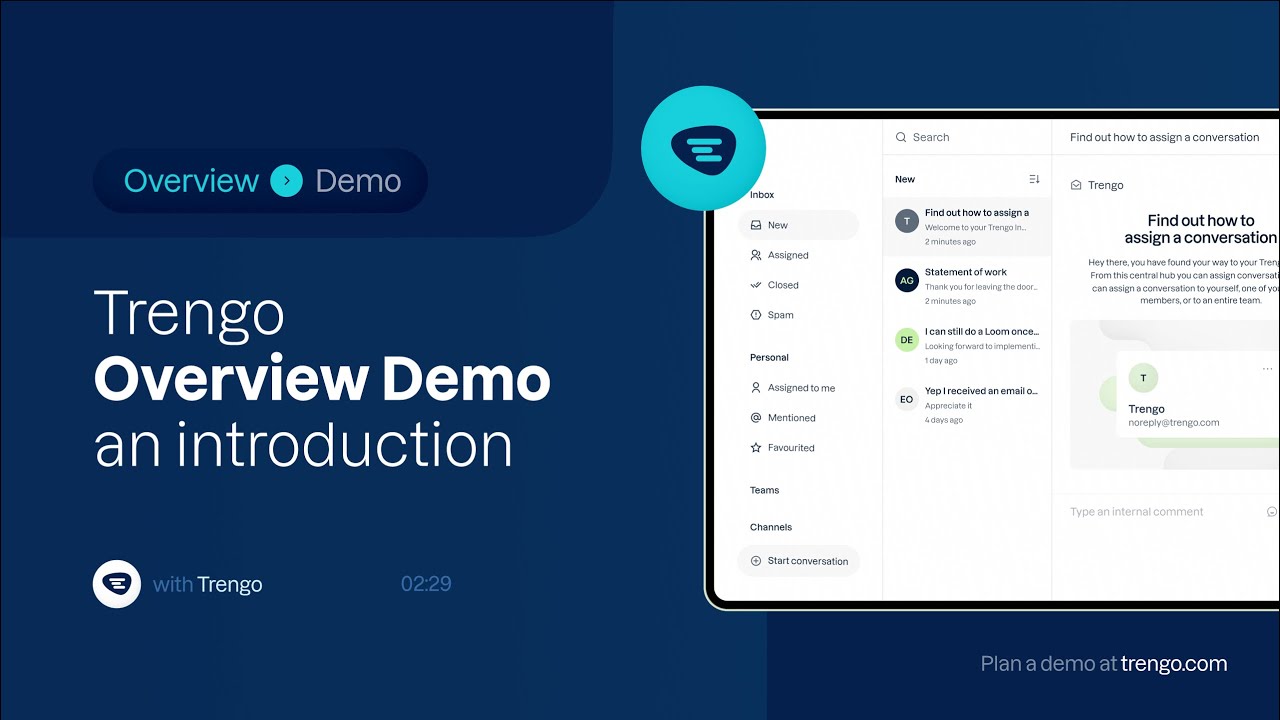 Trengo overview demo